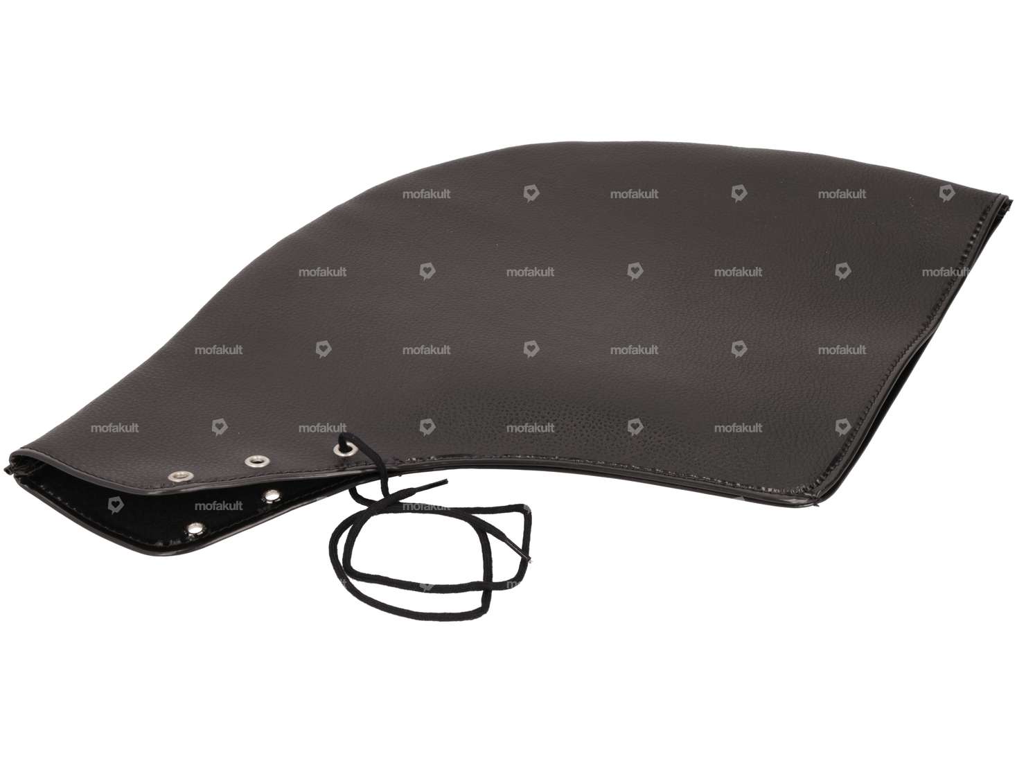 Protège-mains guidon similicuir noir Carousel Image 2