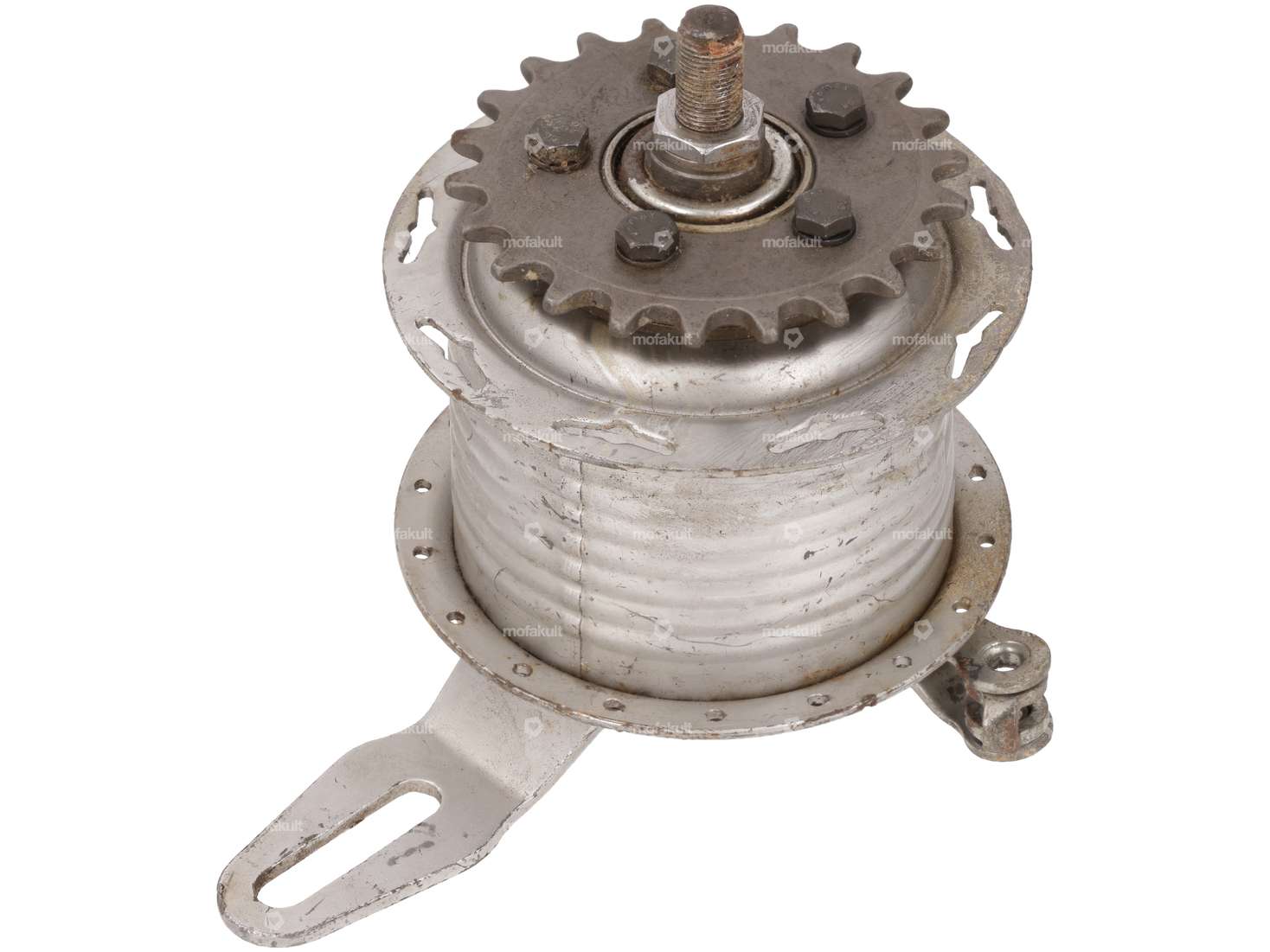 Moyeu de roue arrière Frein à tige (avec dommages importants) version large (version DE) NOS Carousel Image 2