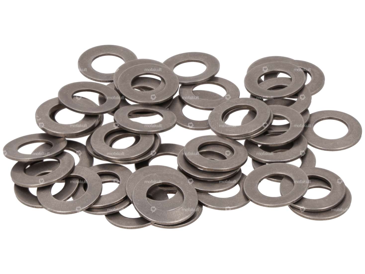 HRT Kit de rondelles 0.8 mm embrayage KTM SX50 Inox | Puch E50 Carousel Image 2