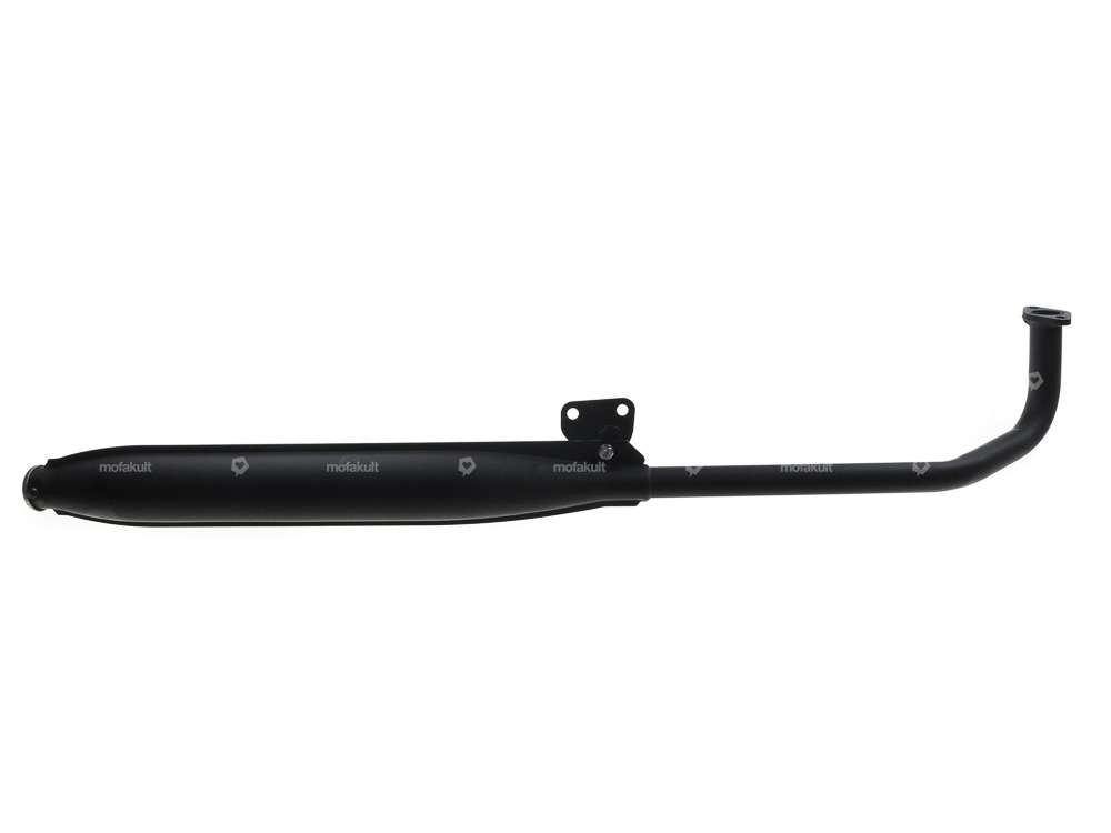 Echappement 25 mm sortie droite noir | Tomos Carousel Image 1