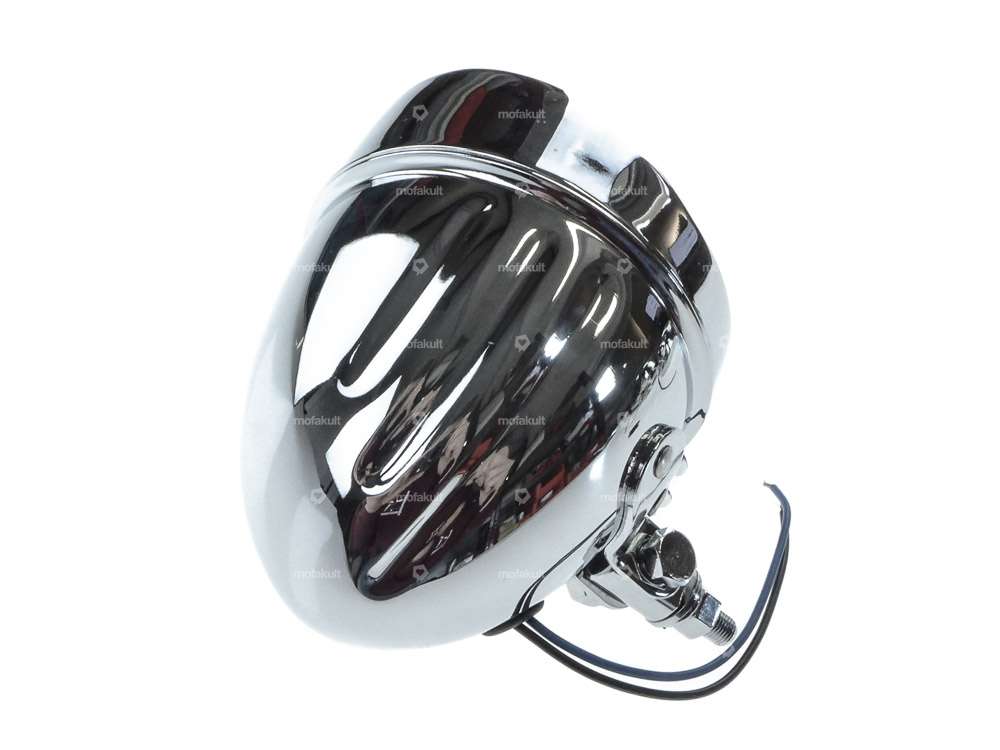 Phare "Michigan" rainuré chromé Carousel Image 4