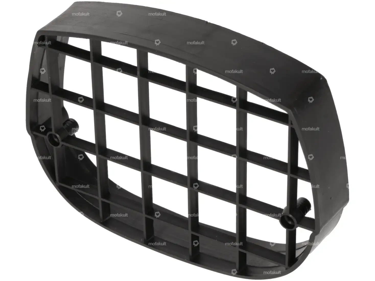 Grille de phares Cuppini anguleuse noire | Piaggio Ciao | mofakult
