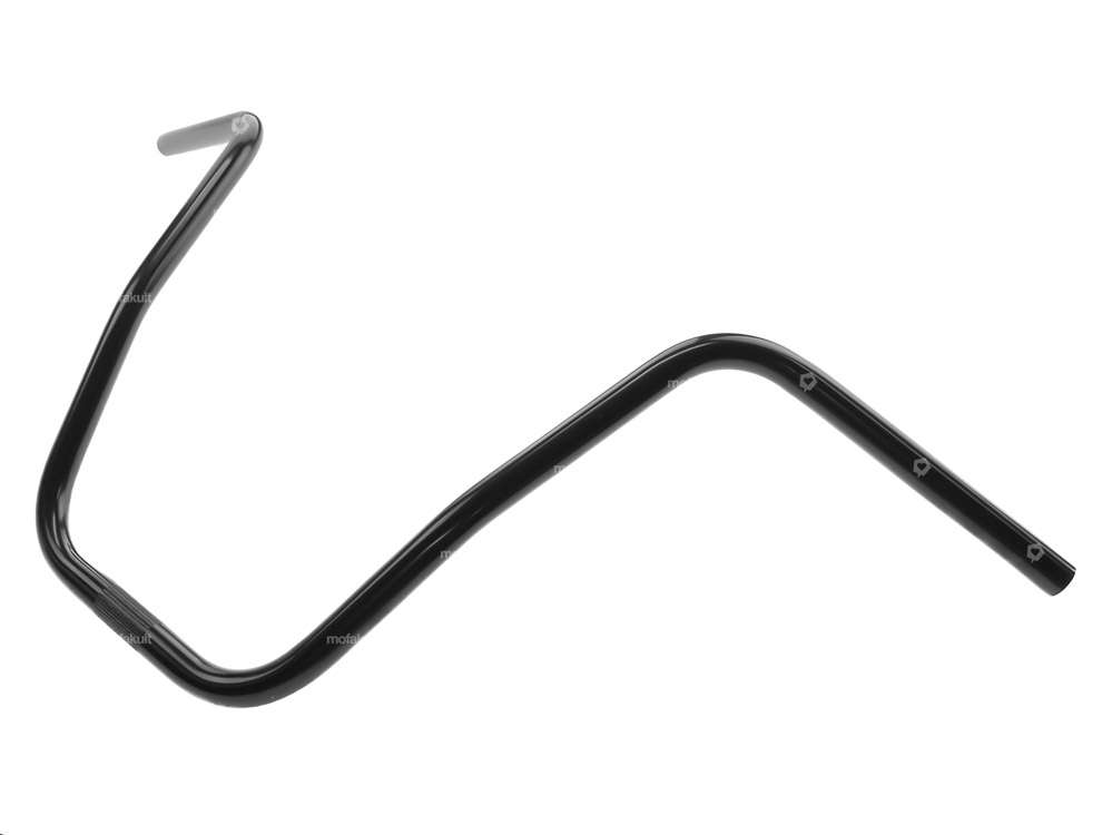 Handlebar fork plate 36 cm curved black Carousel Image 2