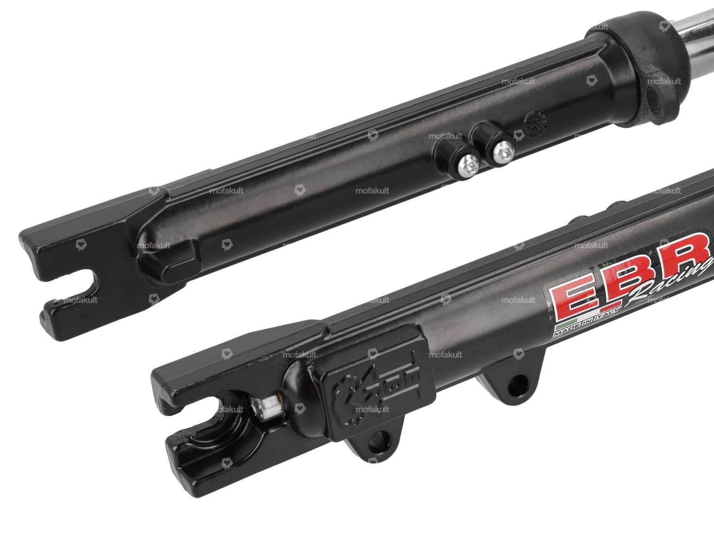 EBR fork hydraulic reinforced black (with tabs for disc brake) | Piaggio Ciao Carousel Image 3