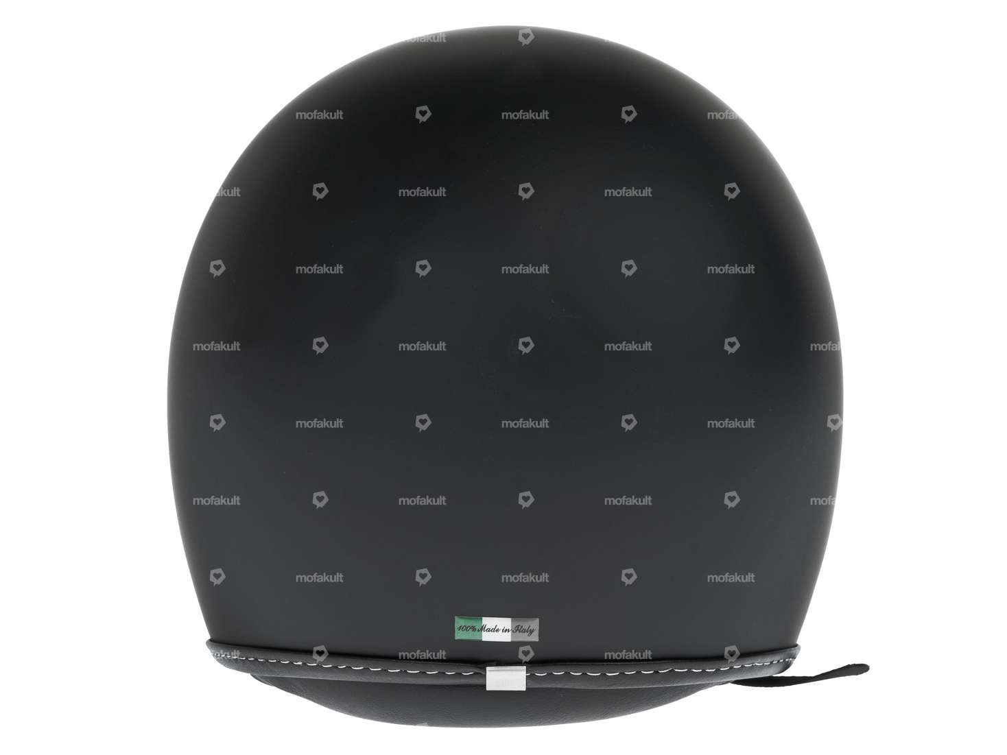 Casque jet Crazy noir mat (S / L) Carousel Image 4