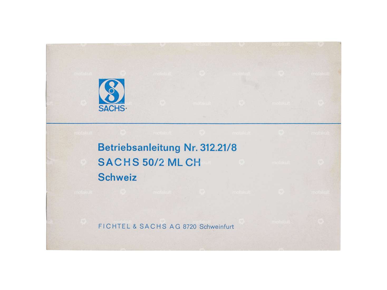 Betriebsanleitung | Sachs 50/2 ML CH (2-Gang Manuell) Carousel Image 1