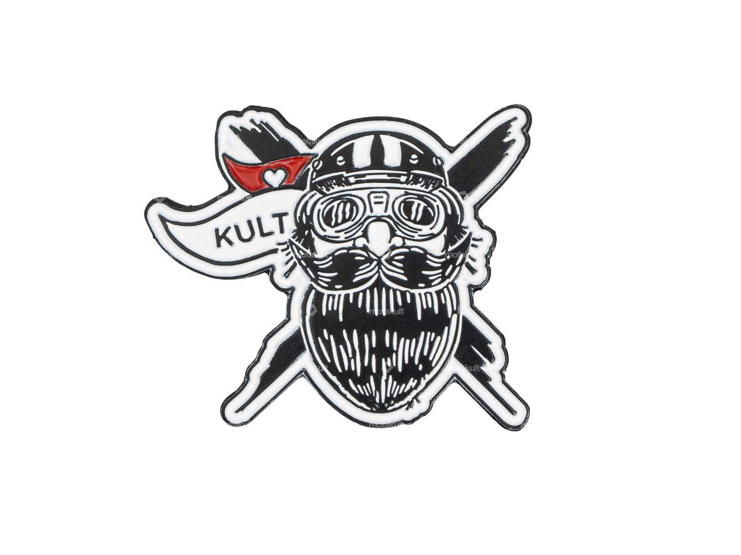 Pin's mk-Merch "Bernard le Barbu" 30 x 25 mm Carousel Image 1