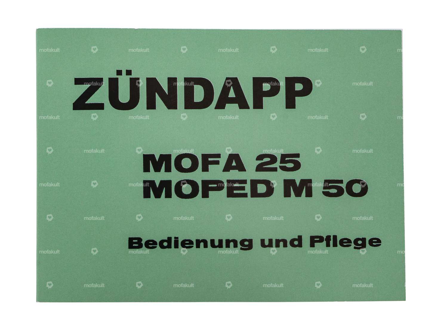 Betriebsanleitung | Zündapp Mofa 25 / Moped M 50 Carousel Image 1