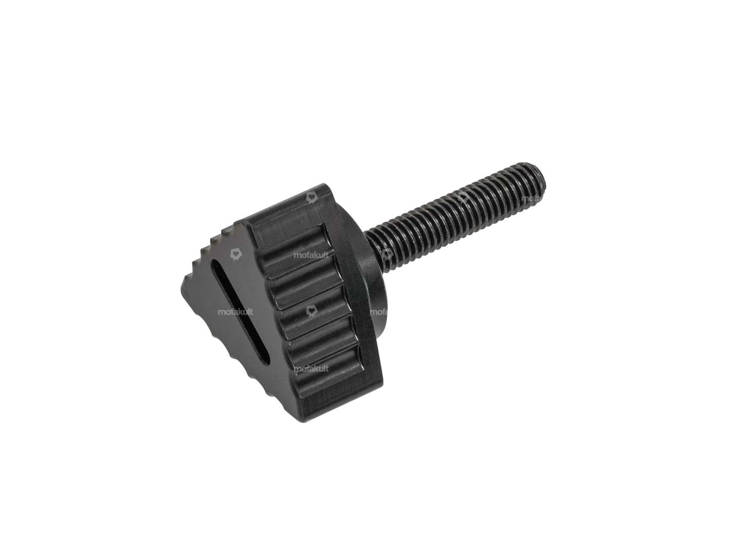 66HEROES side protection screw CNC 25 mm aluminum black (solid material) Carousel Image 1