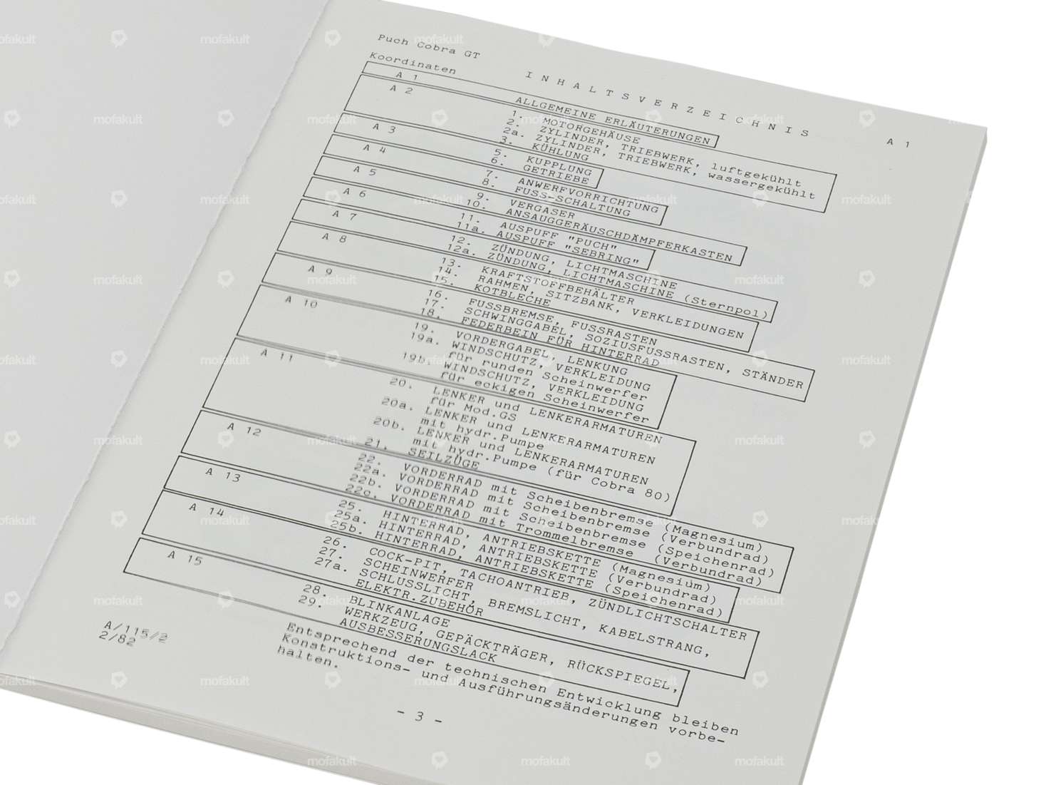 Spare parts catalog | Puch Cobra 6-speed (AT, DE) Carousel Image 2