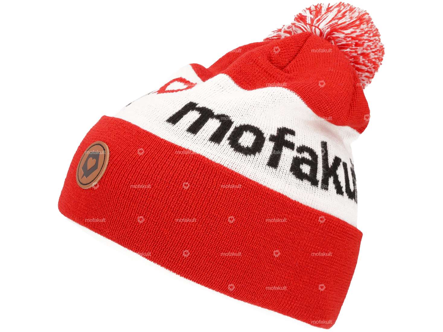 mk-Merch Wintermütze «Bommel» Carousel Image 1