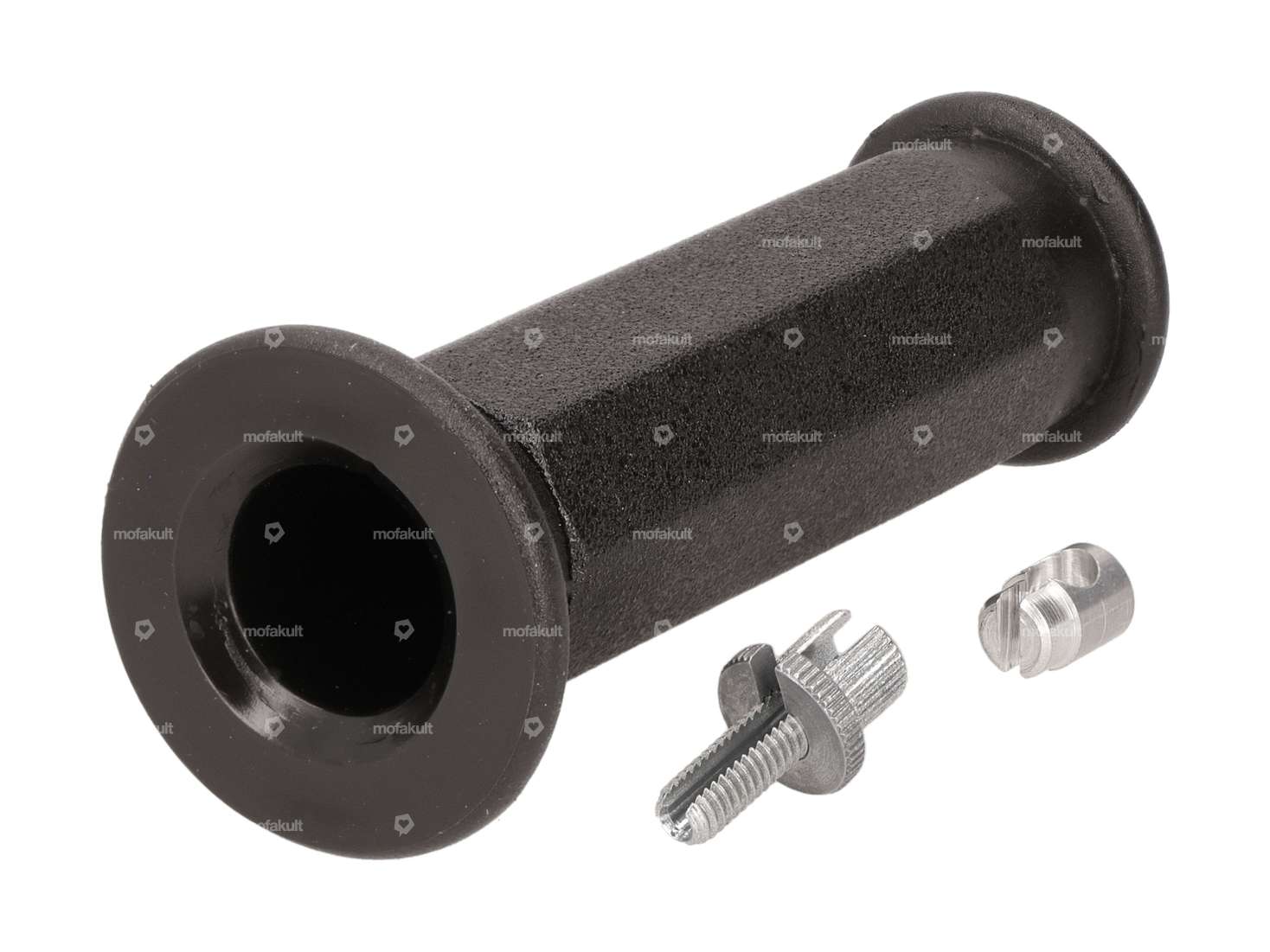 Domino brake lever set polygonal black / gray NOS | Piaggio Ciao PX, SI, Bravo Carousel Image 3