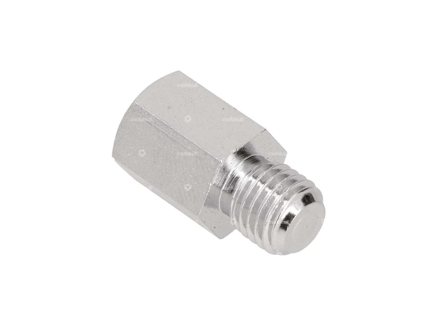 Adaptateur support de rétroviseur M8 - M10 Chrome Carousel Image 2