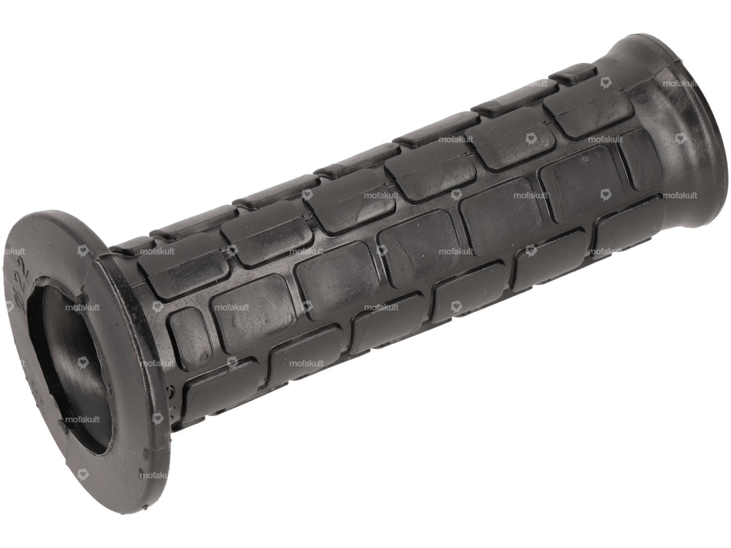 Griff Blockmuster 22 mm schwarz glanz Carousel Image 1