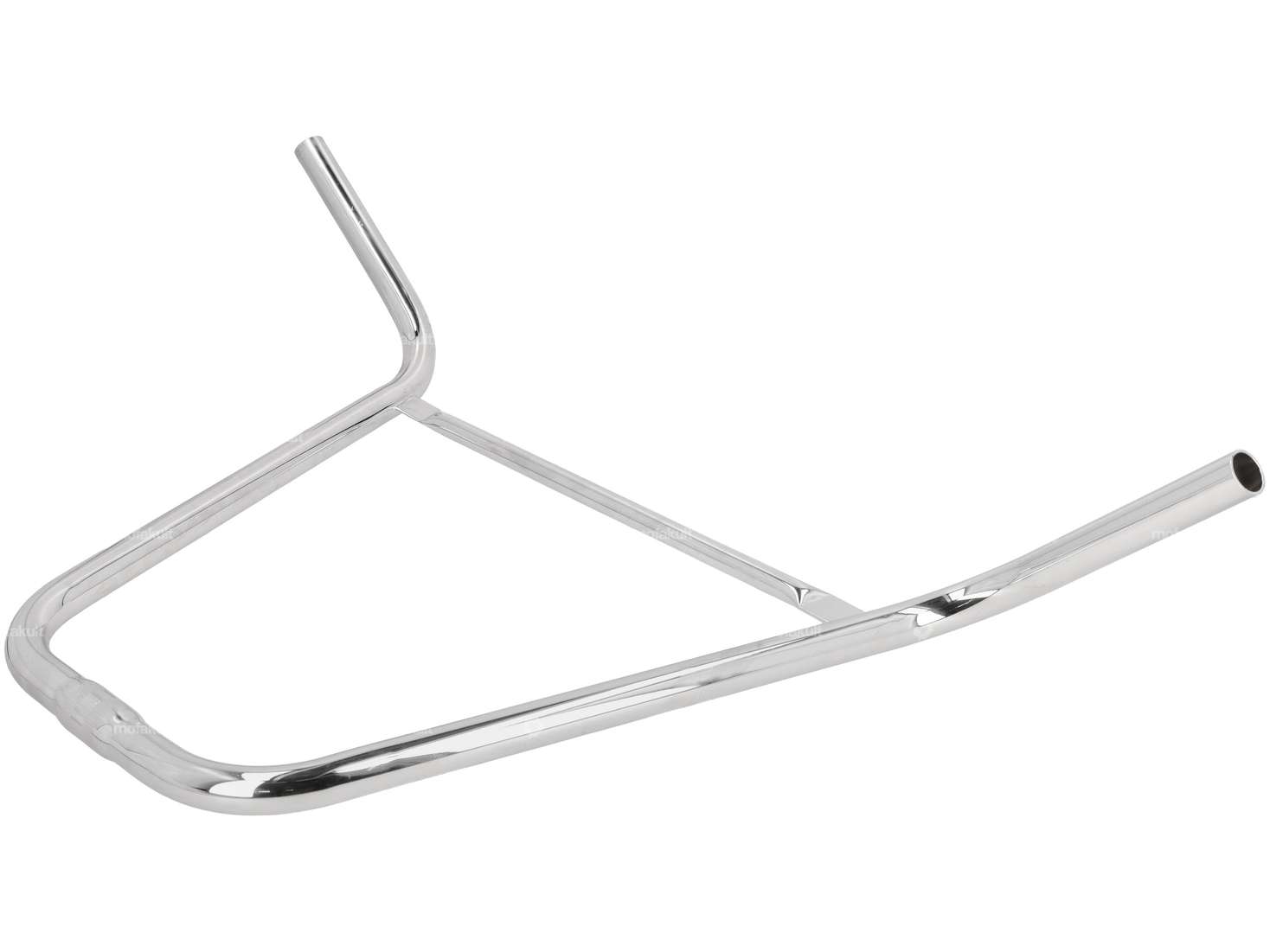 Handlebar stem 40 cm curved with chrome strut Carousel Image 2