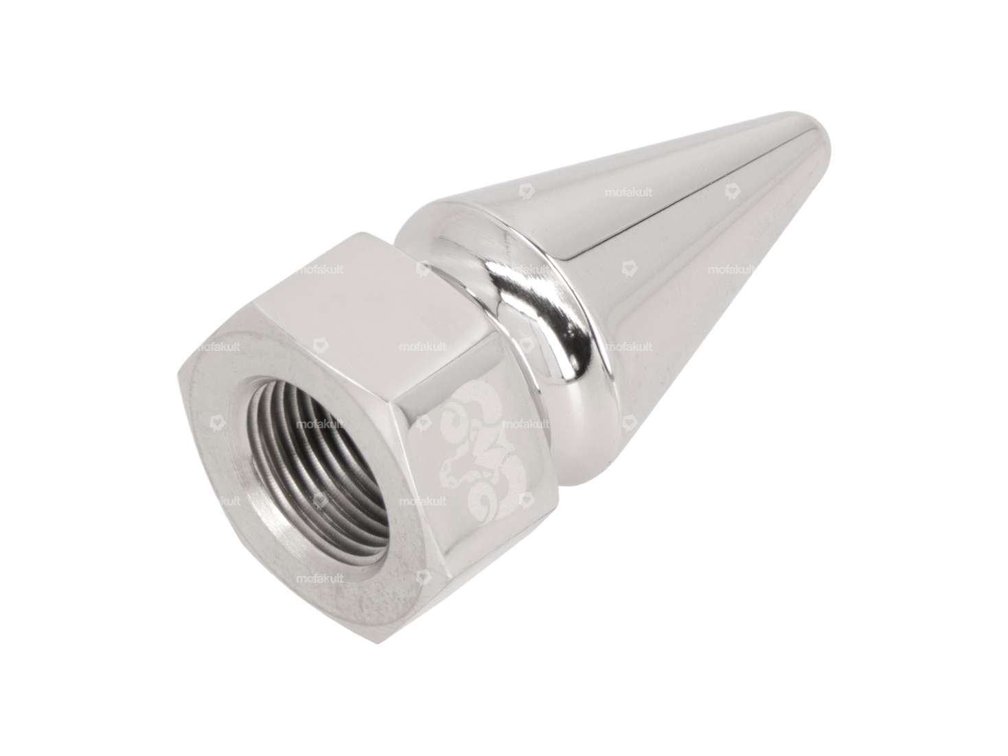 66HEROES pointed nut "Spike" M12x1 wheel nut Inox Carousel Image 2