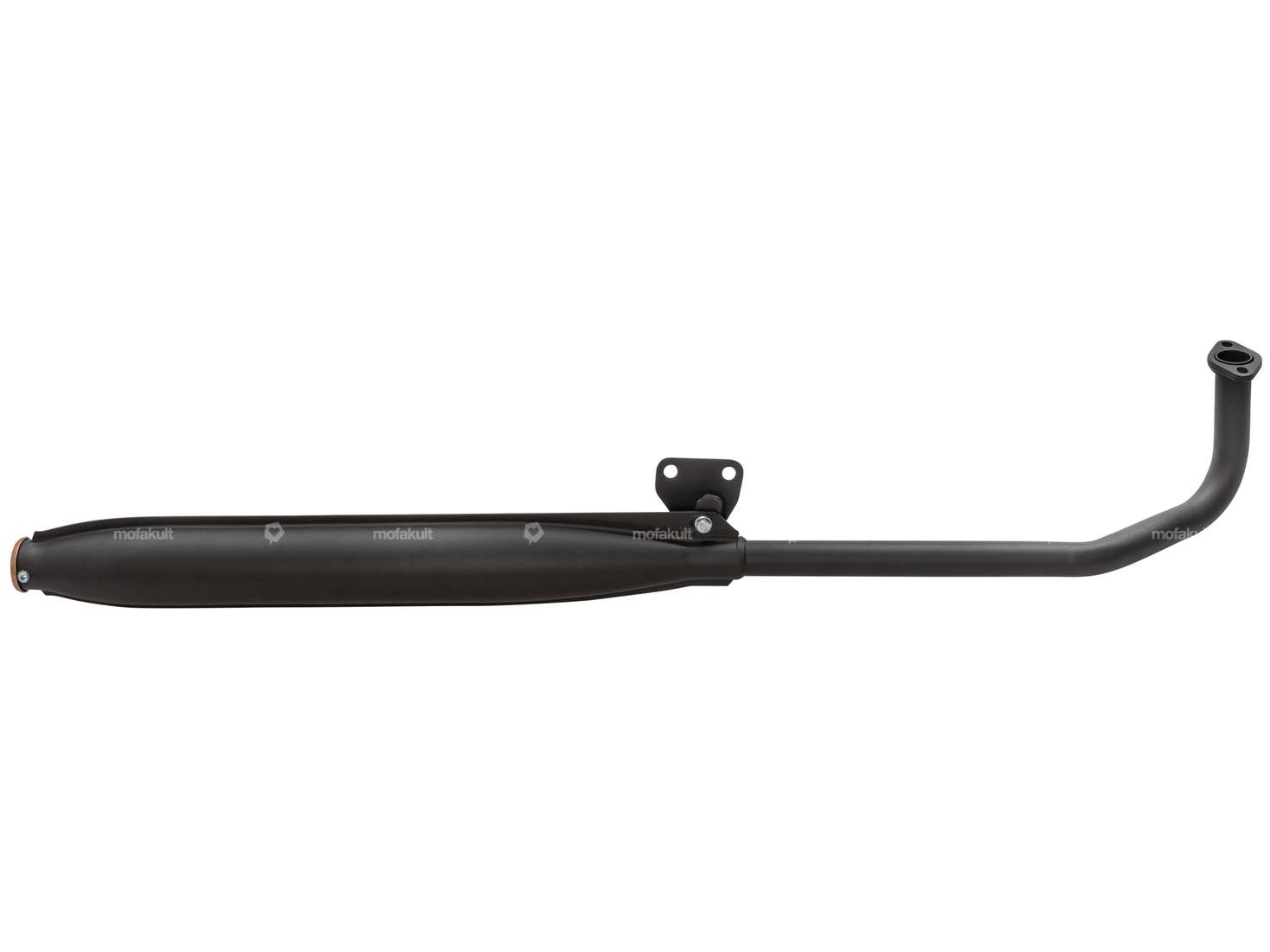 Echappement 25 mm sortie droite noir | Tomos Carousel Image 1