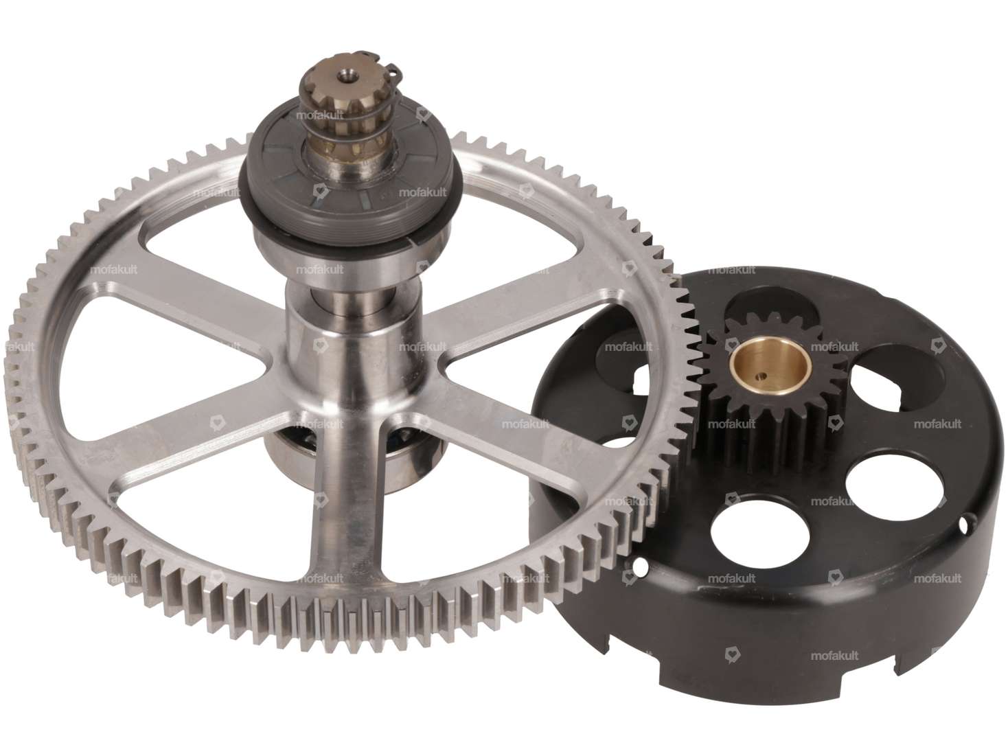 ASP Corbeille d'embrayage & pignon droit 19:94 dents CNC | Puch E50 Carousel Image 1