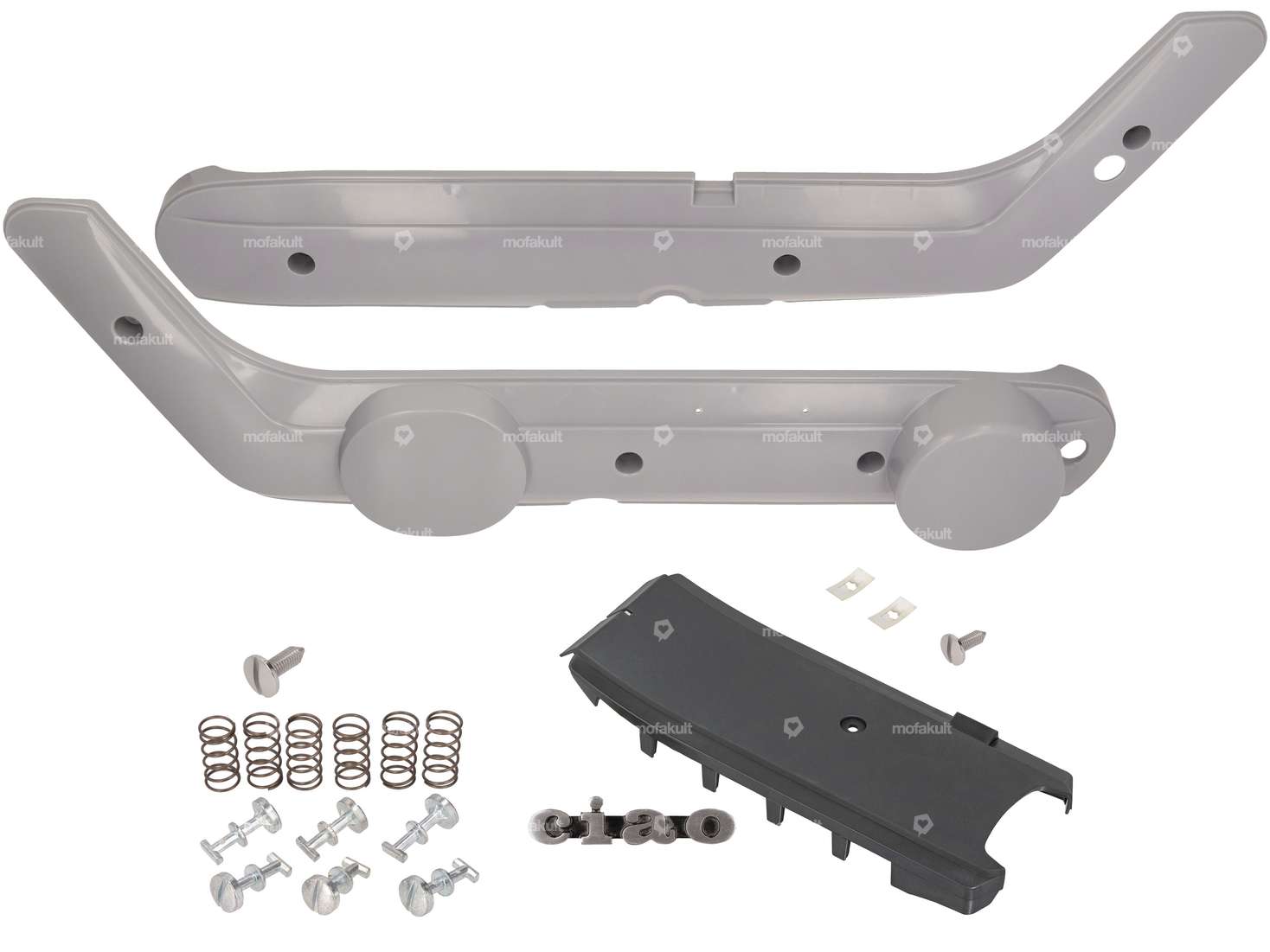 Set de carénage de cadre Vario gris (qualité 1A) | Piaggio Ciao P, SC Carousel Image 1