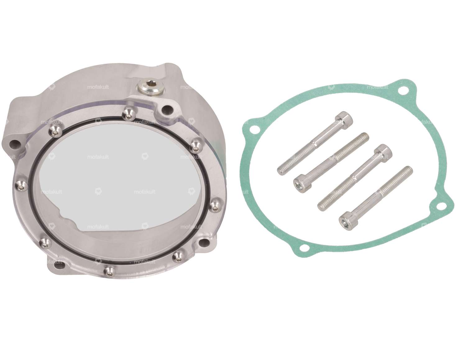 AMPP Couvercle d'embrayage CNC avec verre de regard | Puch E50 Carousel Image 1
