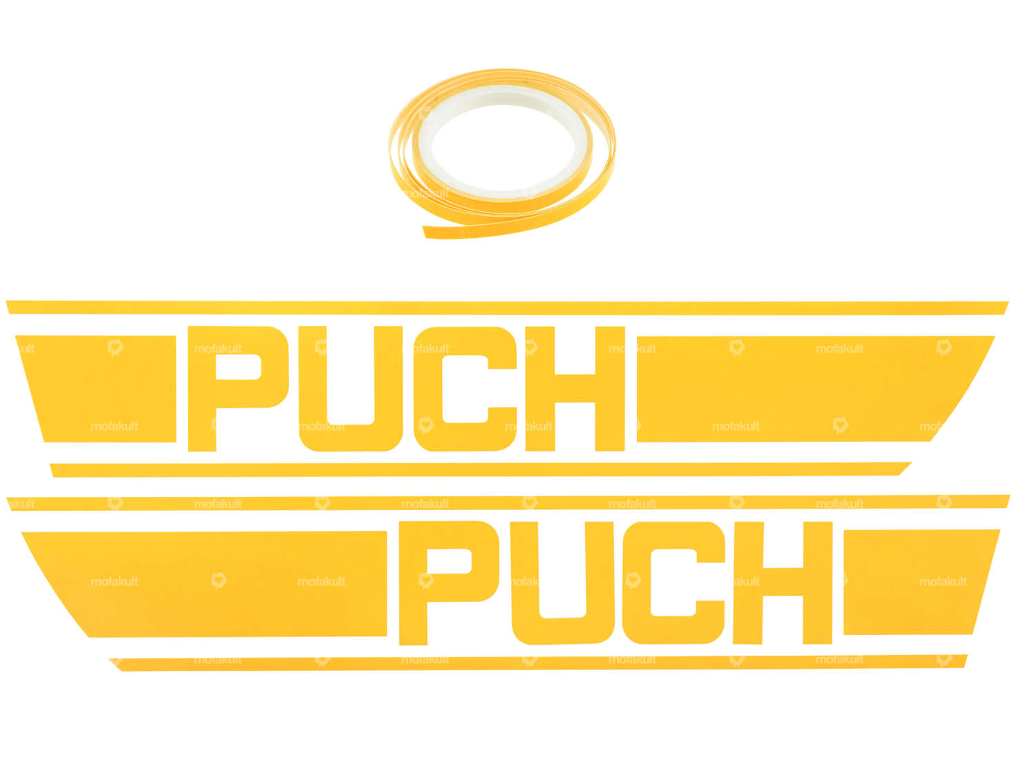 Kit d'autocollants pour réservoir jaune | Puch X30 Carousel Image 1