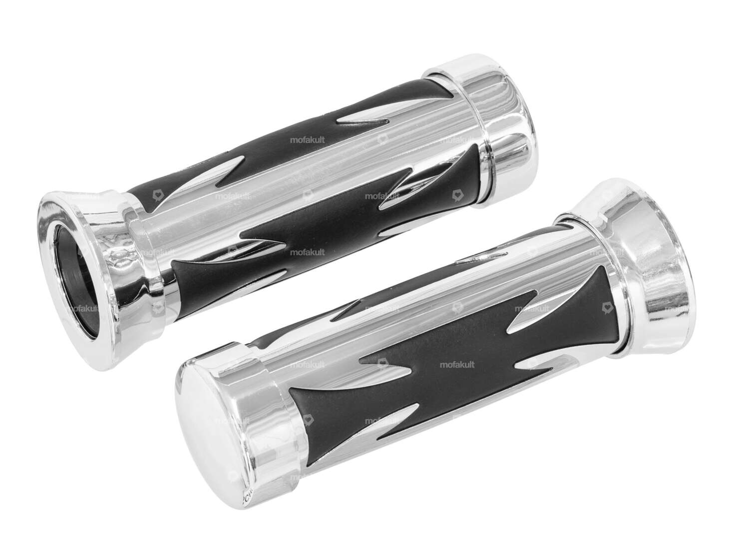 Grips Iron Cross chrome / black Carousel Image 1