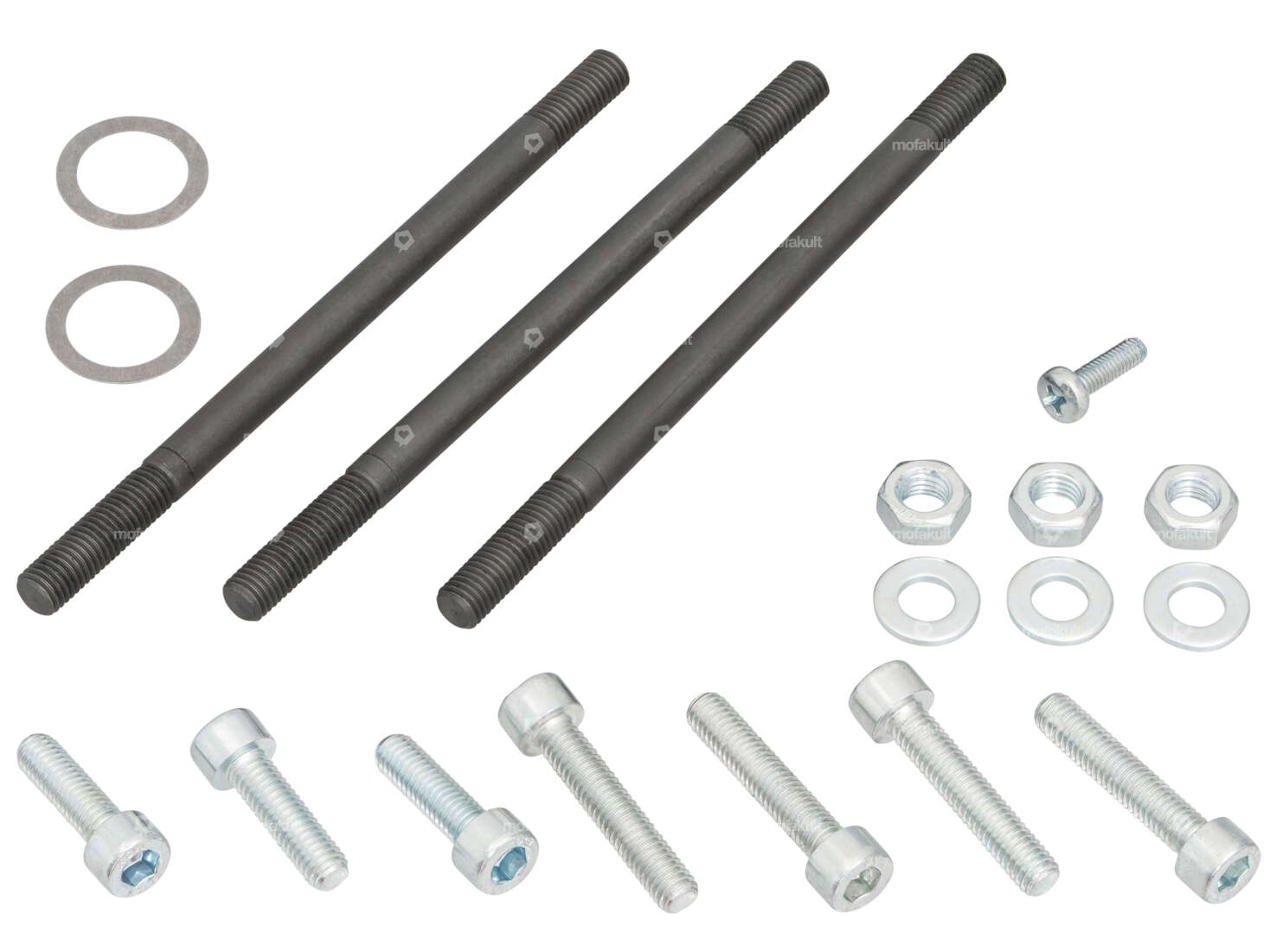 Malossi Schrauben-Set MP-One Gehäuse | Piaggio Ciao, SI, Bravo, Boxer Carousel Image 1