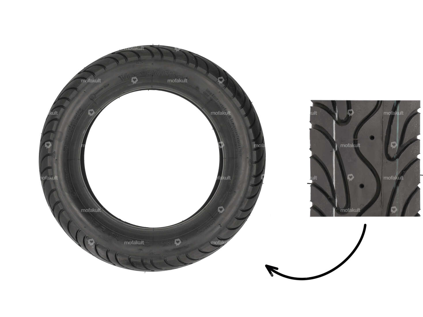 Pneu VeeRubber 3.50 x 10" VRM134 (V134) Semi-Slick Carousel Image 1