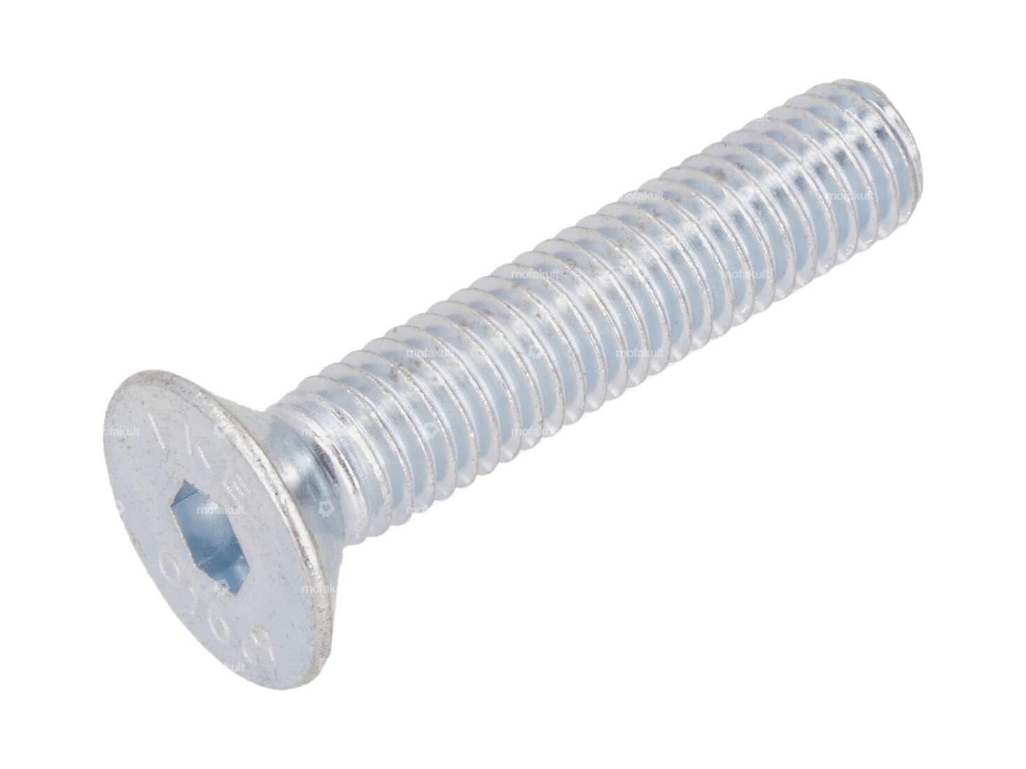 Vis M8x40 tête fraisée six pans creux zinguée (résistance 10.9) Carousel Image 1