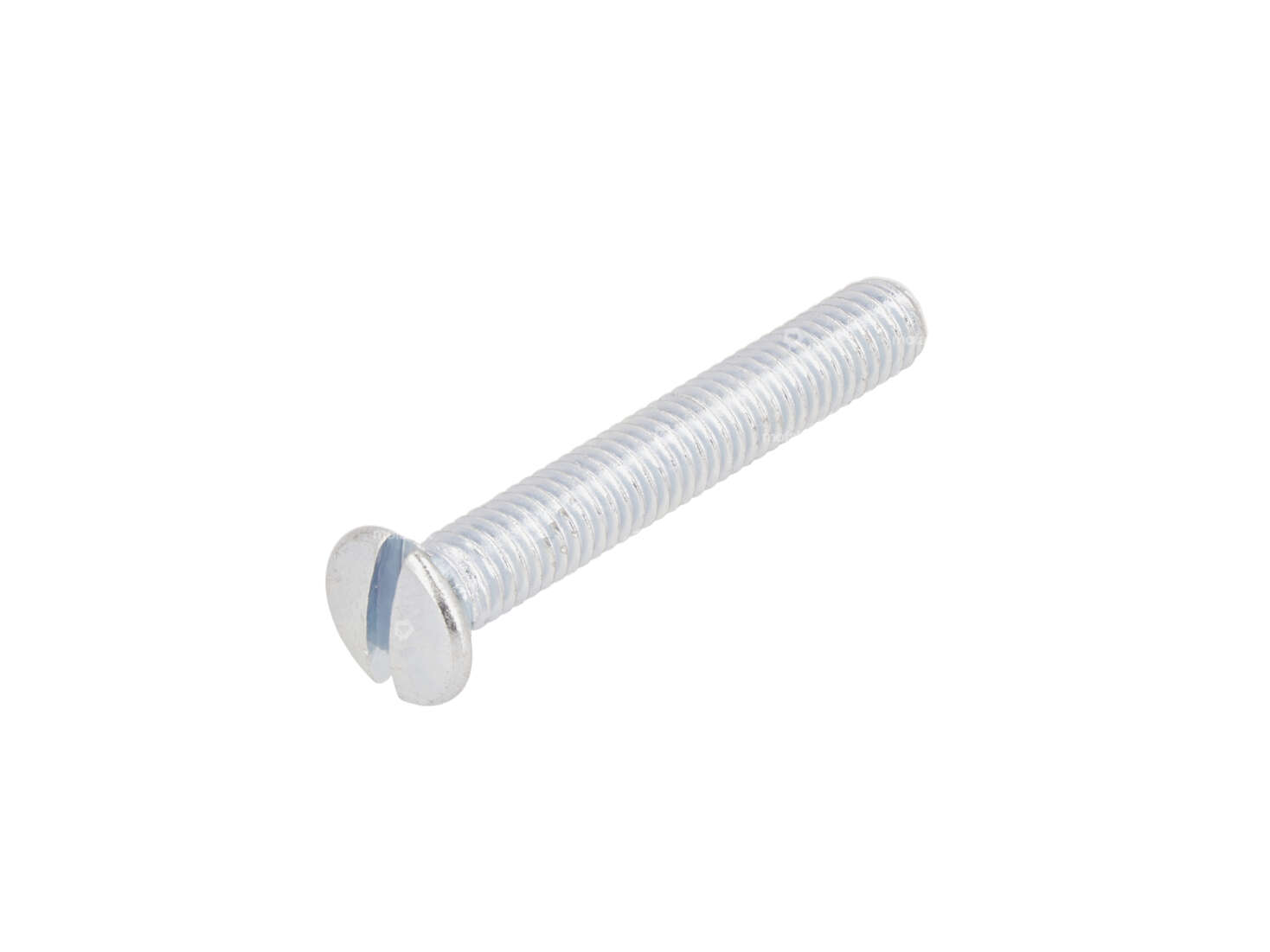 Schraube M6x40 Linsensenkkopf Schlitz verzinkt Carousel Image 1