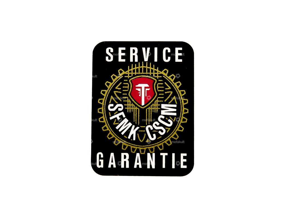 Transparent service / warranty sticker Carousel Image 1