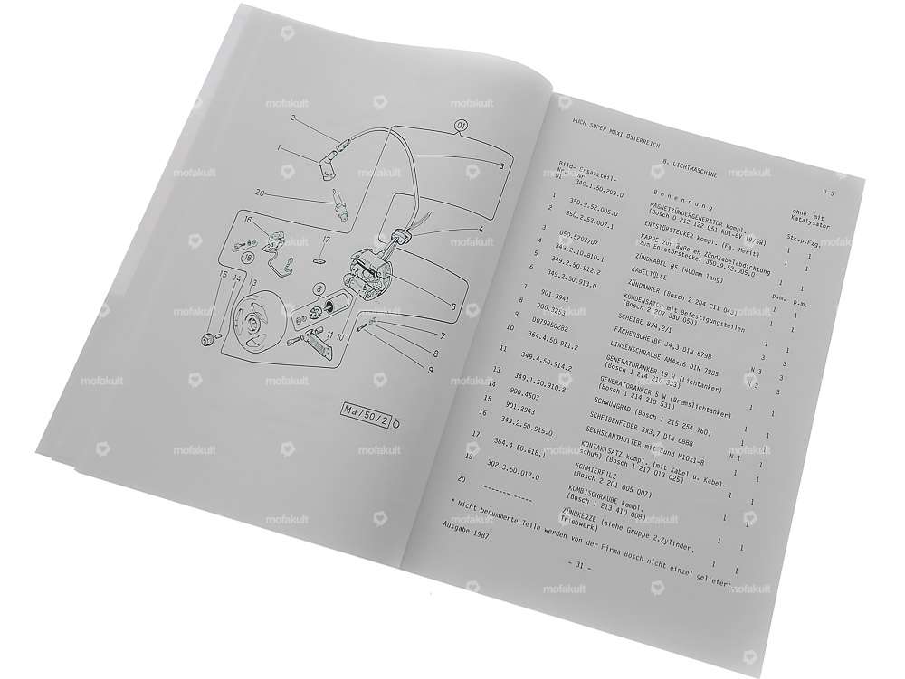 Catalogue de pièces détachées | Puch Supermaxi (AT) Carousel Image 2