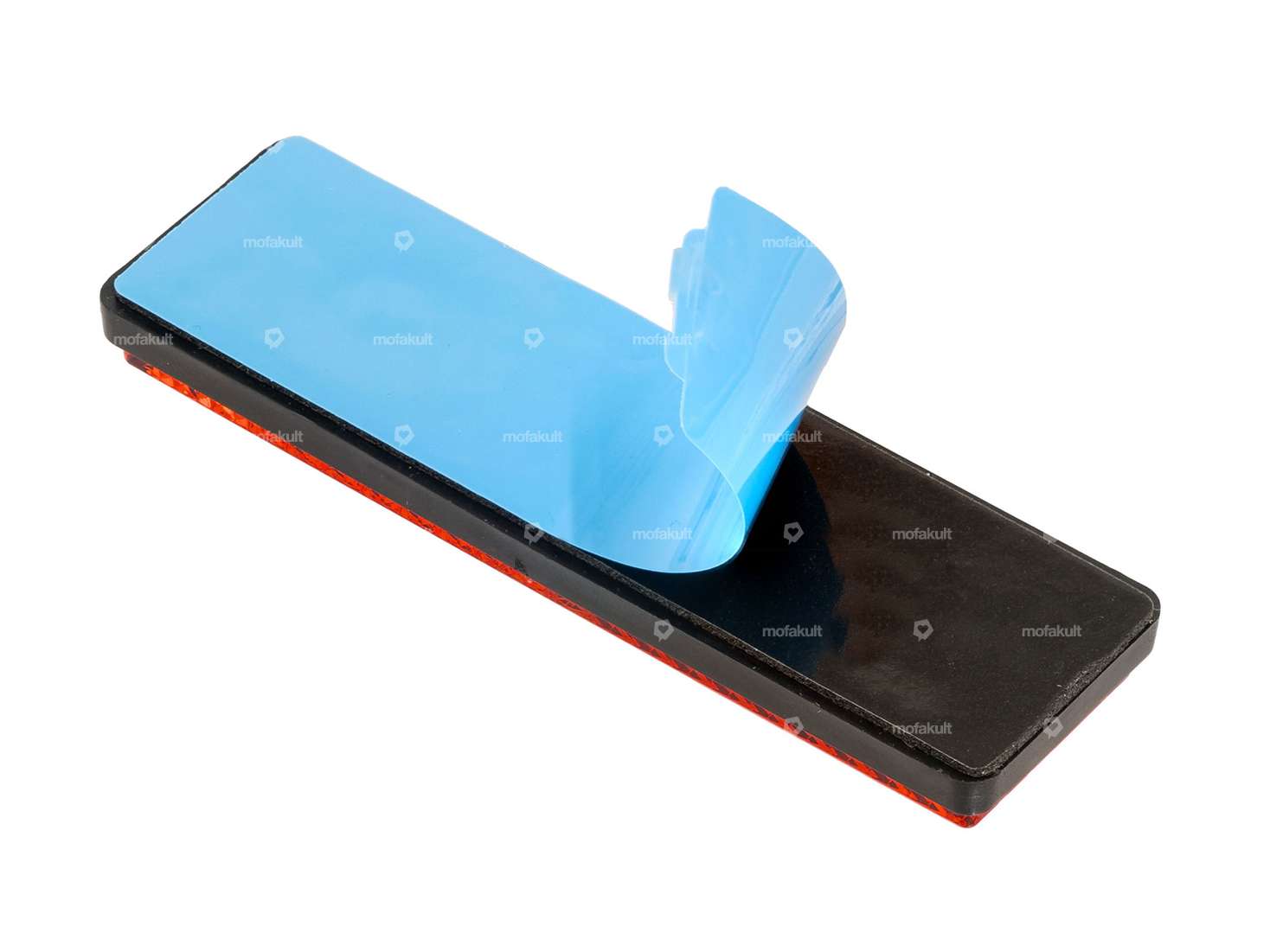 Reflektor selbstklebend eckig rot Carousel Image 2