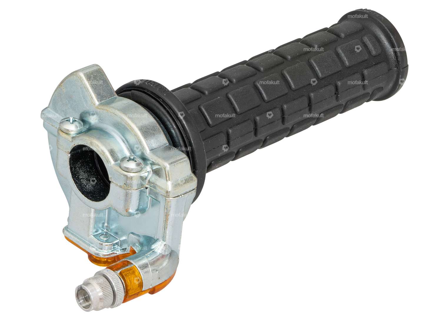 Poignée de gaz Lusito gaz court argent / orange Carousel Image 3