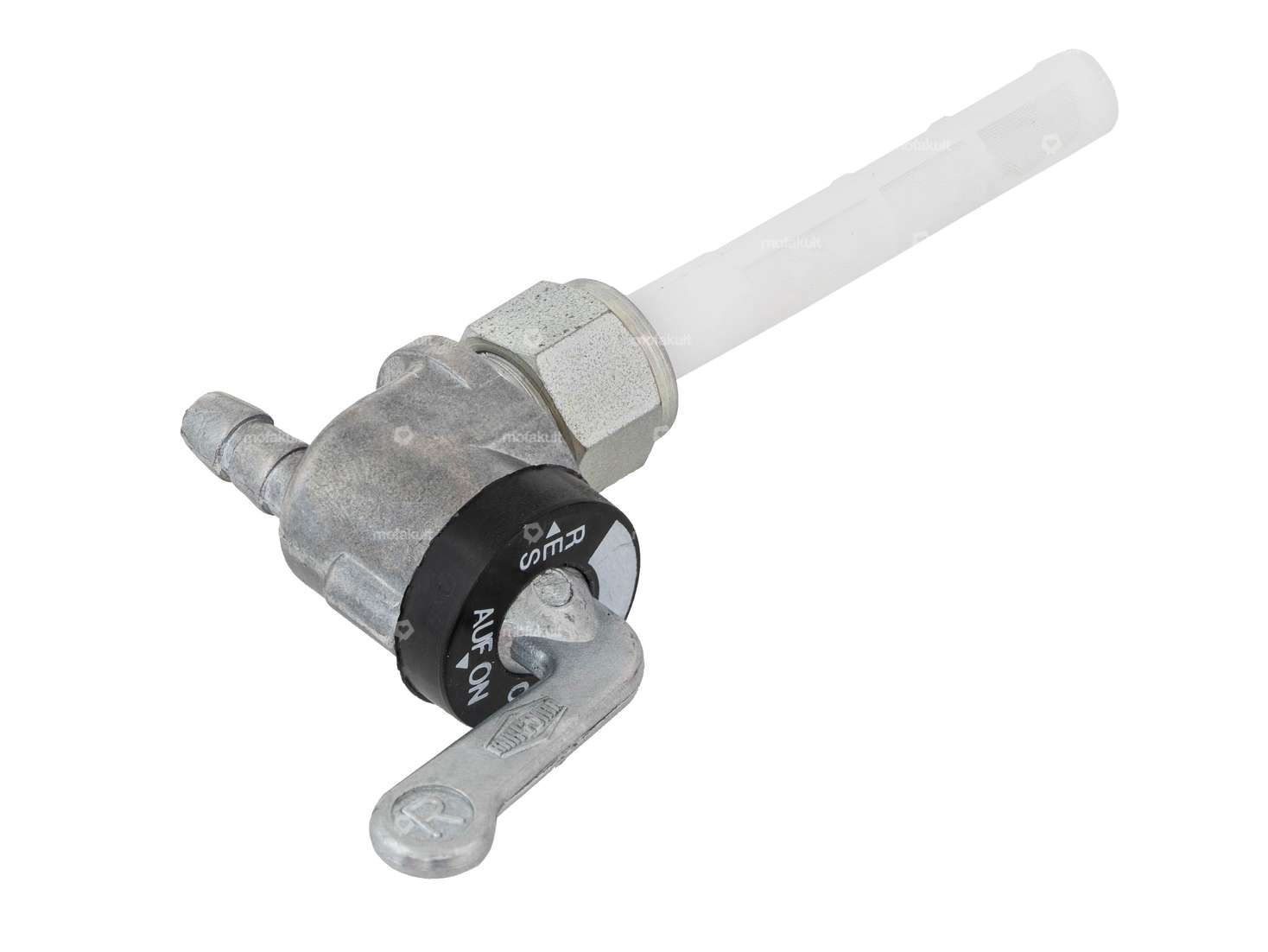 Robinet d'essence Karcoma M12x1 fonte 90° vers l'arrière Carousel Image 2