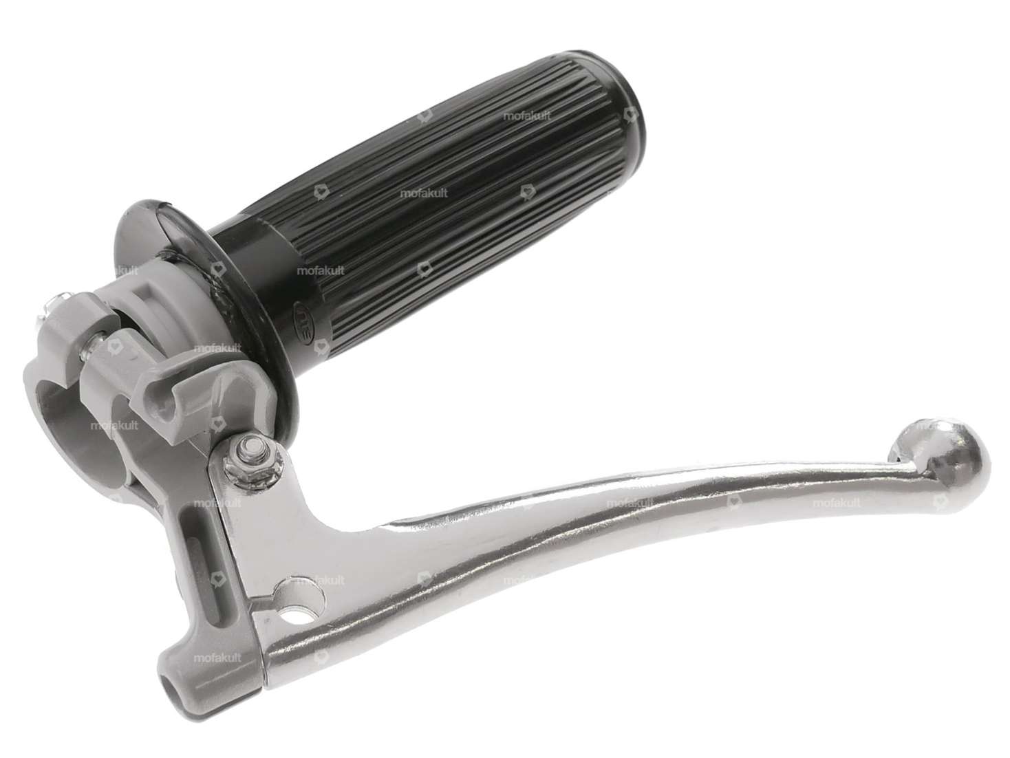 Poignée de gaz Oldschool grise Carousel Image 3