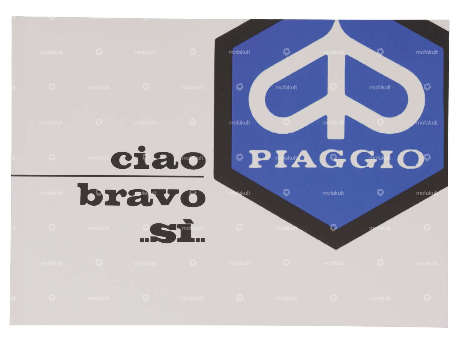 Manuel d'utilisation | Piaggio Ciao, SI, Bravo Carousel Image 1