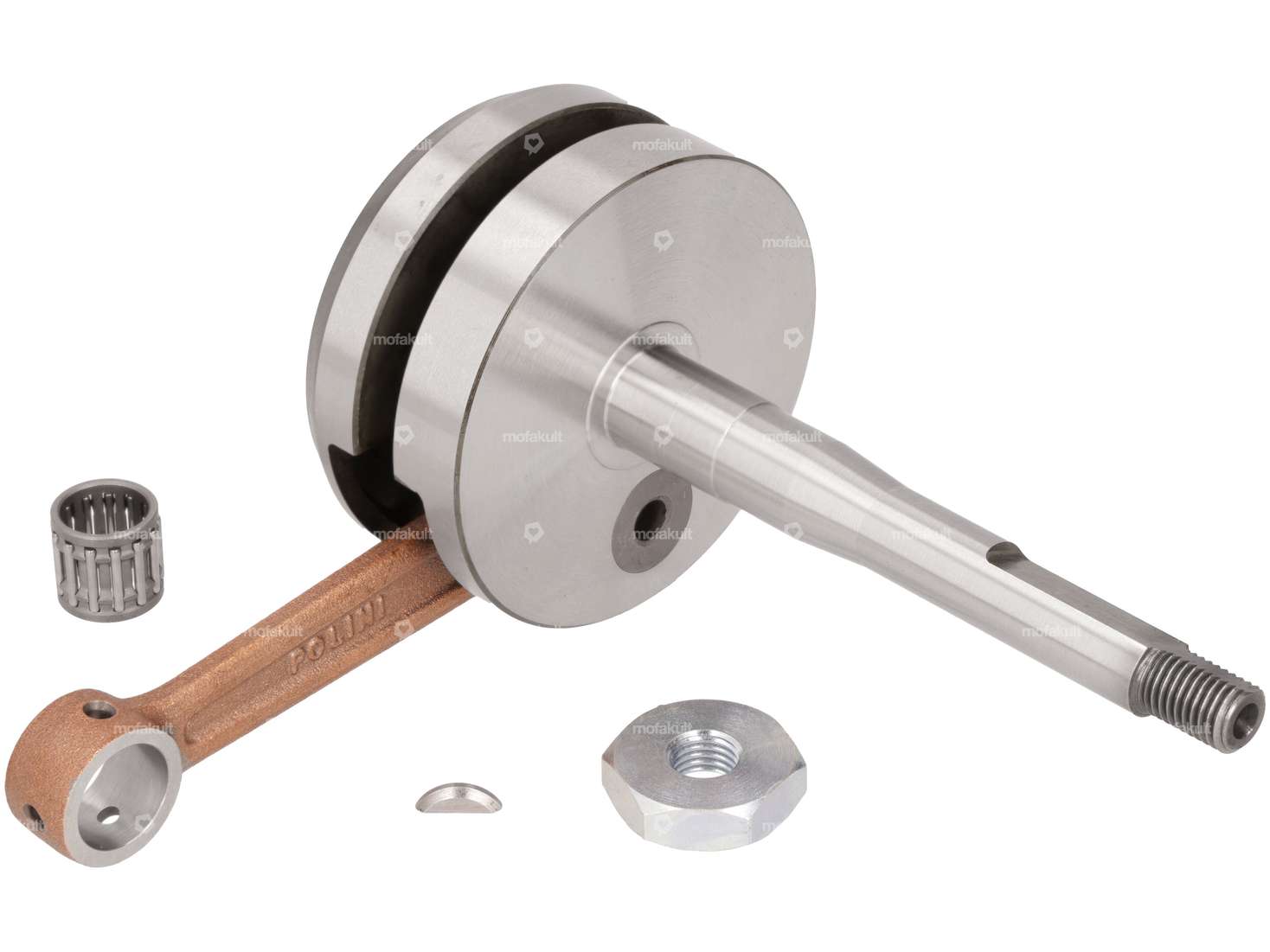 Polini EVO REED vilebrequin 12 mm KoBo | Piaggio Ciao, SI, Bravo, Grillo Carousel Image 1