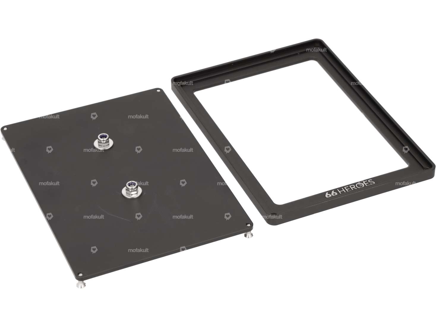 66HEROES Custom number frame "mofakult" black / black (CH version) Carousel Image 2