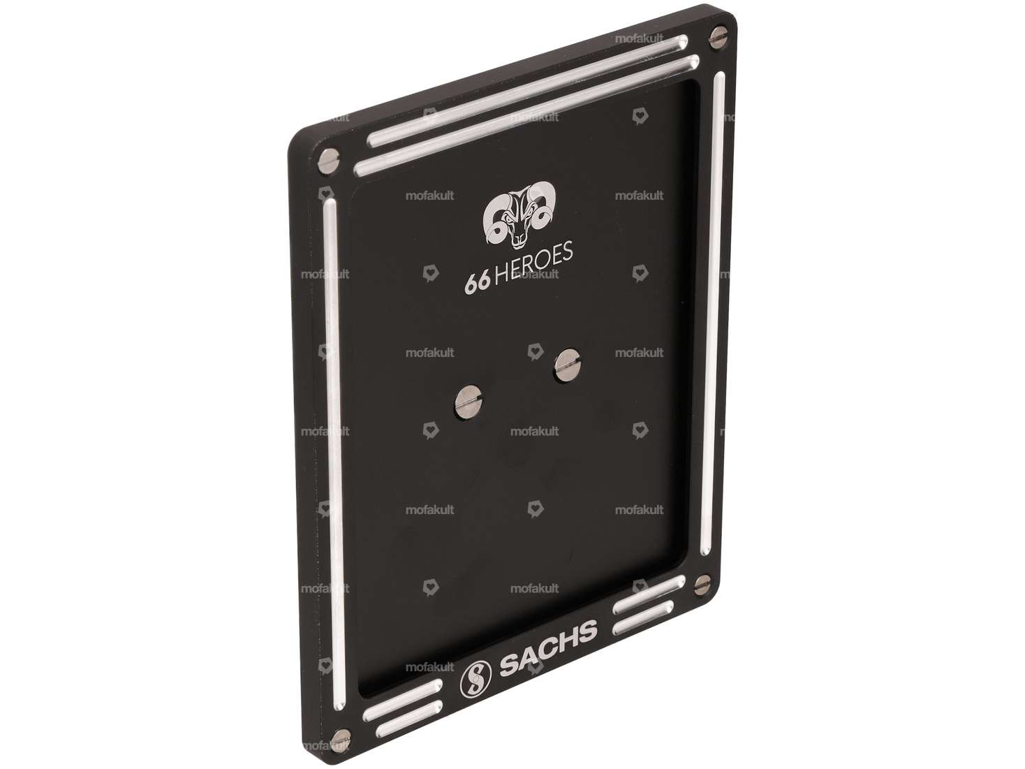 66HEROES Cadre de numérotation Custom "Sachs" noir (version DE) Carousel Image 1