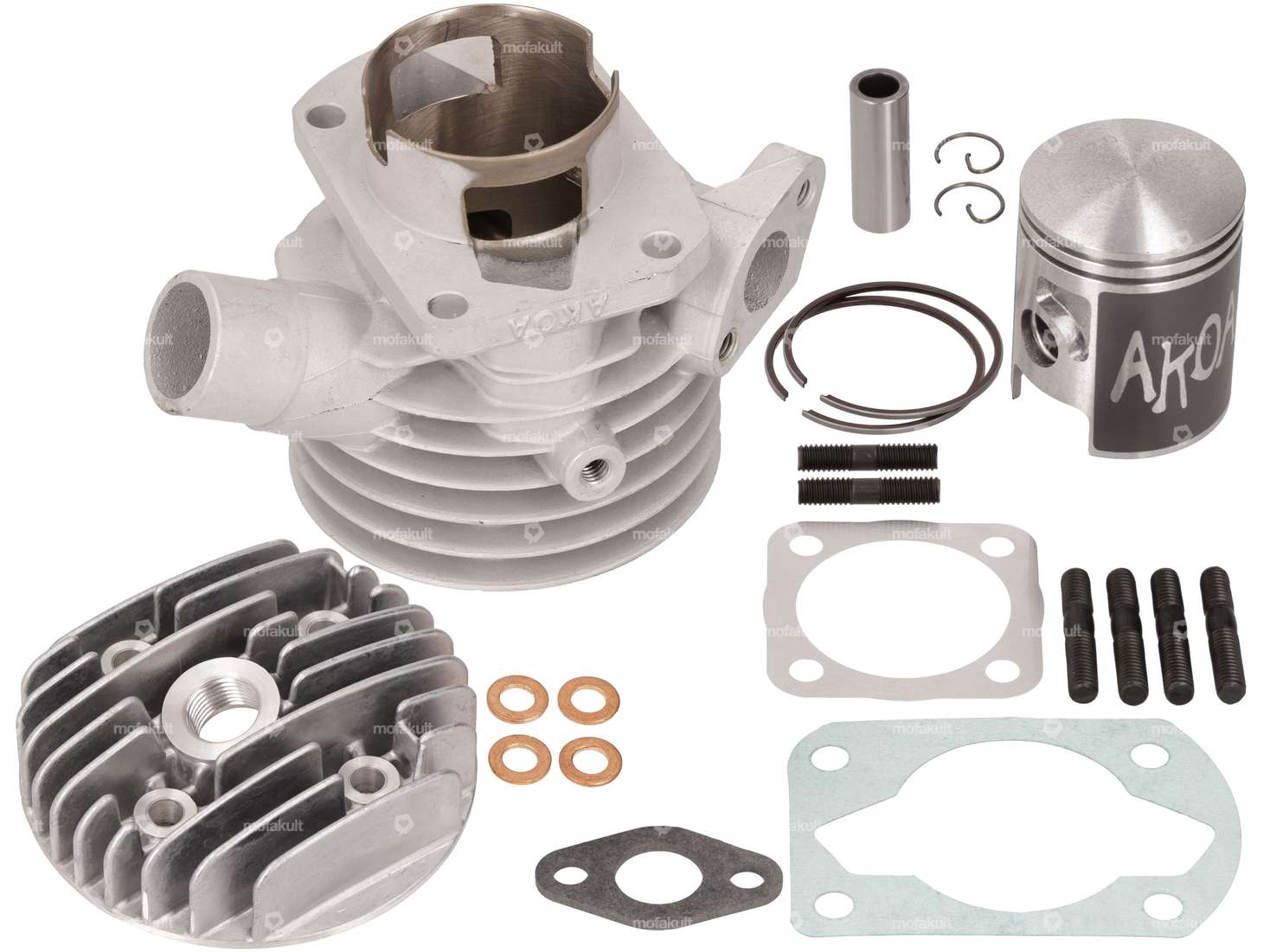 AKOA 43 mm cylinder kit "Power Edition" with head (selection) | Sachs 503 2AL, AAL, 2BL, ABL Carousel Image 1