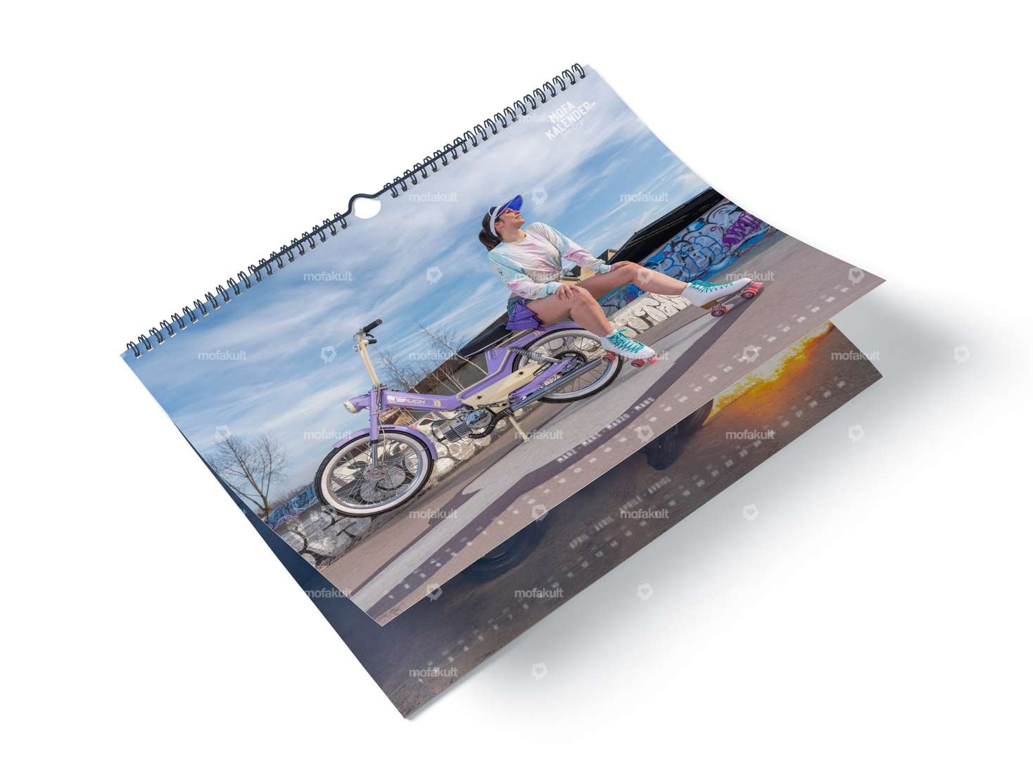 2026 Calendrier "original" pour cyclomoteurs Carousel Image 2