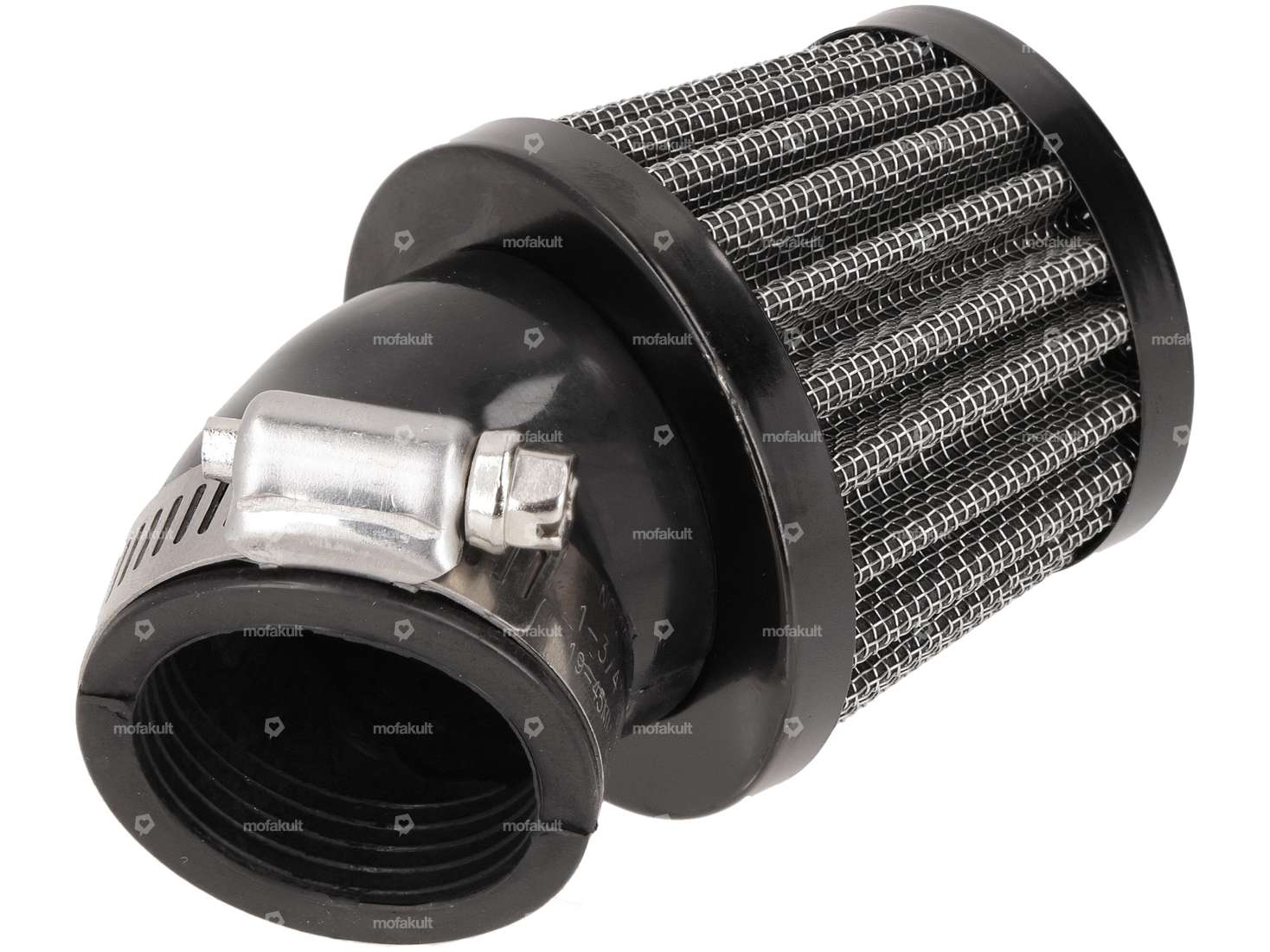 66HEROES Filtre à air champignon 45° grille noire Dell'Orto PHBG (Ø=34 mm) Carousel Image 1