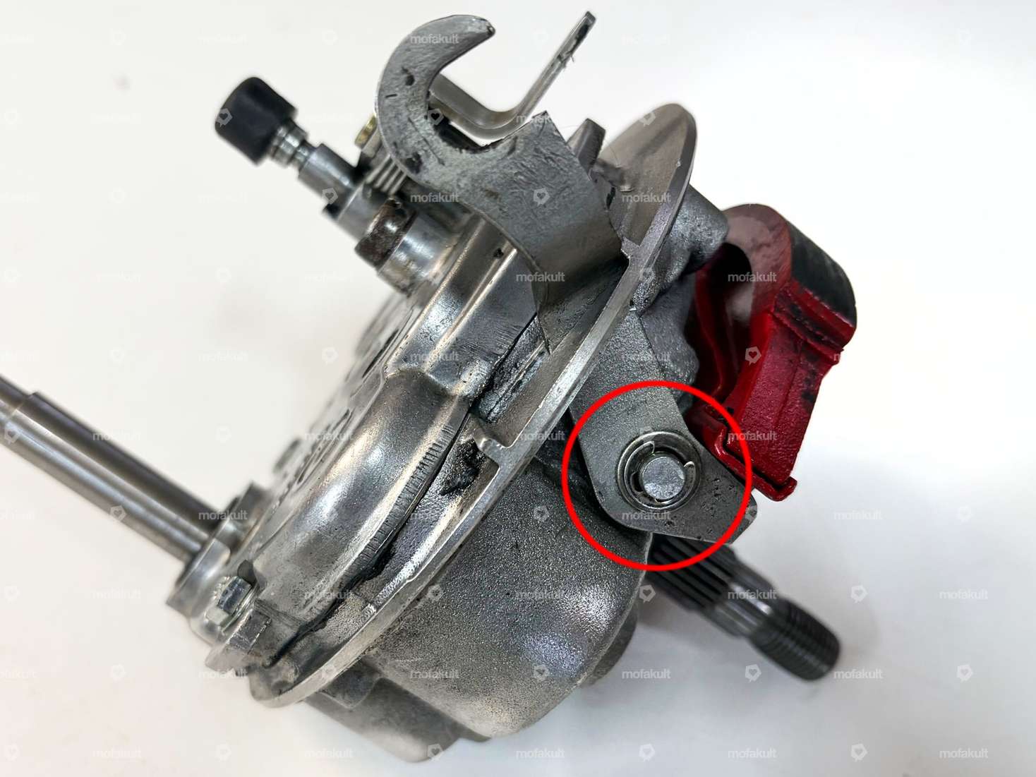 swiing® revival U-Scheibe Sicherungsring Bremshebel (Getriebe) Inox | Piaggio Ciao, SI, Bravo, Boxer Carousel Image 2