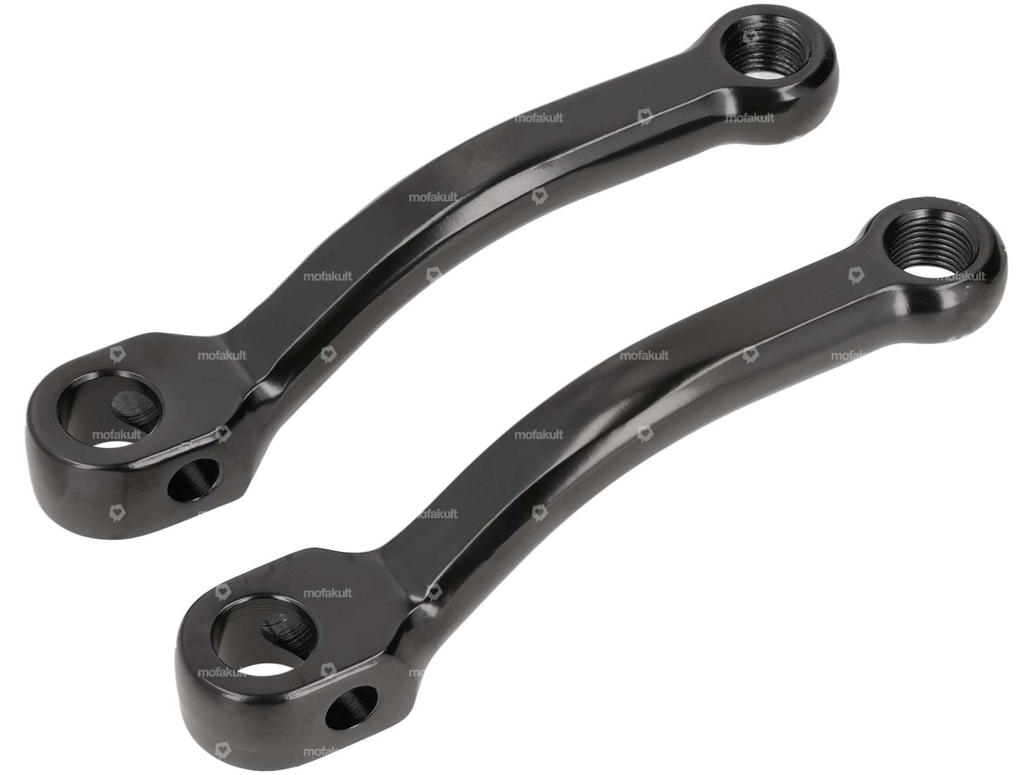 GPO cranks black 148 mm pair Carousel Image 1
