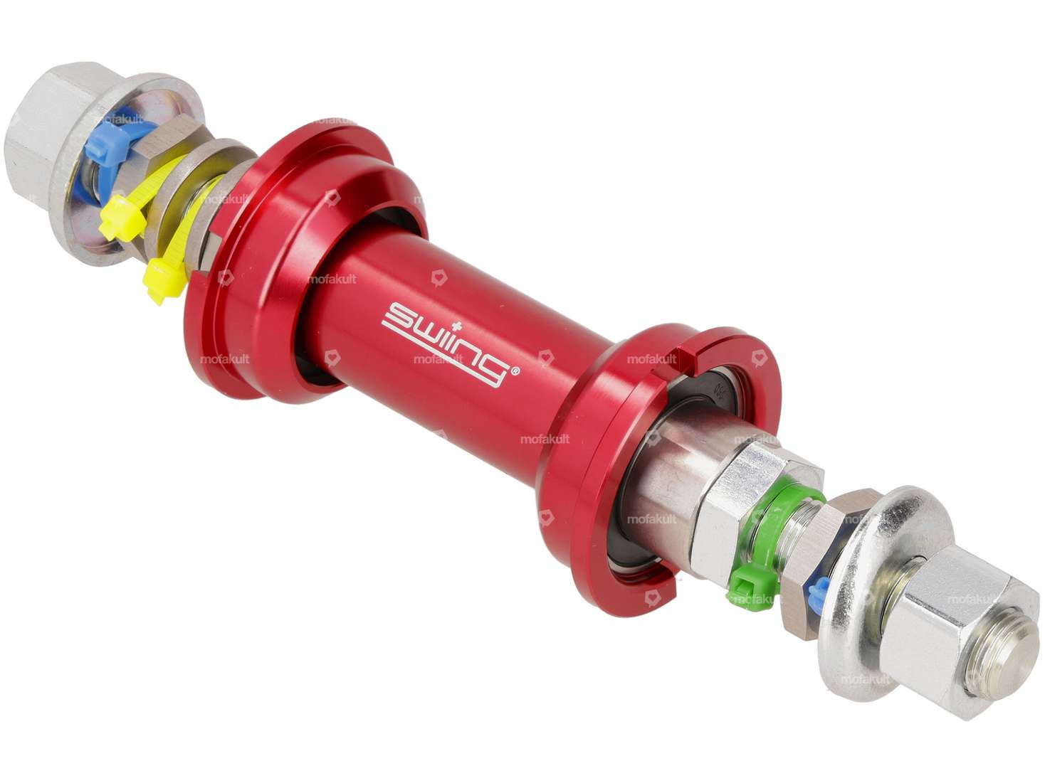 swiing® ingenious wheel axle with bearing conversion kit spoked wheel | Piaggio Ciao Carousel Image 2