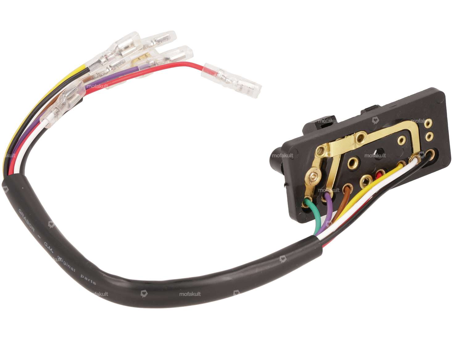 Grabor Lichtschalter 7 Kabel mit Killschalter | Vespa P125X, P150X, P150S Carousel Image 3