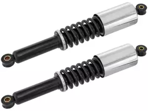 Stossdämpfer 36 cm Chrom / schwarz mit Abdeckkappe Stossdämpfer 36 cm Chrom / schwarz mit Abdeckkappe