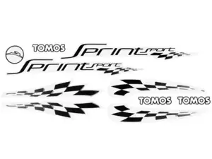 Set d'autocollants Sprintsport | Tomos Set d'autocollants Sprintsport | Tomos