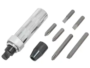 Schlagschraubendreher mit Einsätzen gross Schlagschraubendreher mit Einsätzen gross